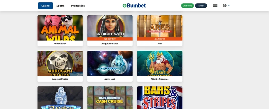 Tragamonedas de Bumbet